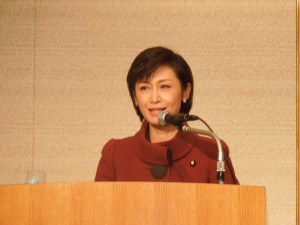 自民党参議院議員　三原氏の講演