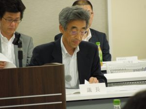 議長を務めた森山副本部長