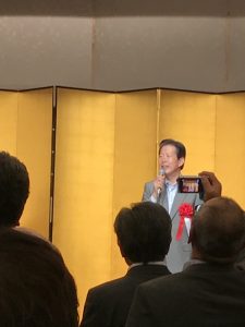 応援に駆けつけた山口那津男 公明党代表　